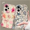 NONE Custodia trasparente 3D per Xiaomi Redmi Note 14 13 12 12C 11 Pro Plus 5G 12S 11S 10S Redmi 14C 13C 12 4G A3 A3X Organismo marino colorato