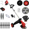NONE Tagliaerba a batteria Trimmer elettrico 21V uno/due 5C 1.5Ah Batteria al litio Caricatore USA Ideale palmare per la cura del prato Lavori in giardino
