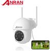 ANRAN Telecamera di sicurezza cablata da 5 MP Telecamera Wi-Fi 2.4G e 5G Registrazione 24 ore su 24, 7 giorni su 7 Protezione di sicurezza domestica IP66, Alexa compatibile, tracciamento automatico
