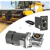 NONE Motoriduttore a vite senza fine con regolatore 120W AC 220V Regolatore di velocità Funzione di inversione industriale Motoriduttore
