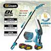 Gisam Gisha Brushless Telescopico Palo Motosega Elettrica Cordless Alto Bracn Sega 2 IN 1 Attrezzo di Potatura da Giardino Per Makita 18V Batteria Spille