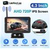 podofo LeeKooLuu schermo IPS da 4.3 pollici Monitor posteriore per auto telecamera retromarcia Wireless IP69 telecamera di Backup per visione notturna a infrarossi impermeabile