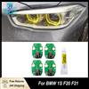 NONE Schede DRL Angel Eyes gialli per il 2016 2017 2018 BMW 1 serie F20 F21 LCI LED faro luce di marcia diurna 63117428425