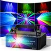 Datewink LED Luci da palcoscenico RGB Scanner Fascio Proiettore Effetto di illuminazione scenica DJ Luce da discoteca DMX512 per spettacoli di feste di compleanno di nozze