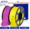 JAYO 2 rotoli di filamento per stampante PLA opaca ad alta velocità 3D 1,75 mm Filamento PLA ordinato avvolto con finitura opaca Stampa con 99% FDM 3D
