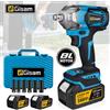 Gisam Gami 1200NM Chiave a percussione elettrica senza spazzole Chiave ricaricabile 1/2 "Pneumatici per auto Utensili elettrici a batteria per Makita 18V Batteria Pin