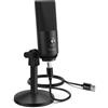 FIFINE K670B Microfono USB con controllo del guadagno per registrazione e podcast multiuso, vendita flash con stock limitato, spedizione veloce