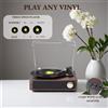 maio Dispositivo grammofono vintage con cintura Maio A4, disco in vinile, giradischi, stereo ad alta fedeltà, altoparlante incorporato, 3 velocità