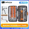 Set di Cacciaviti a Cricchetto Salva-Lavoro, Cassetta degli Attrezzi Combinata per Uso Domestico, Kit Cacciaviti Magnetici con Punte Torx