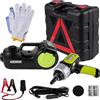 SucceBuy 4 in 1 Martinetto per auto elettrica 12V 5T Martinetto idraulico portatile Avvitatore a percussione Compressore per pneumatici Strumento di riparazione auto con luce a LED di sollevamento