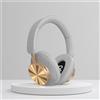 NONE Cuffie Wireless Bluetooth Over-Ear con Bassi Potenziati e Autonomia di 40 Ore TEISCHE