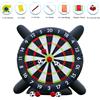 KING INFLATABLE Pallone da calcio gonfiabile gigante alto 10 piedi con freccette con pallone da calcio da 8 pezzi e parco giochi commerciale per bambini