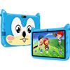 BDF Tablet per Bambini BDF con Motivi Cartoon, 7 Pollici, Quad Core, 4GB RAM, 64GB ROM, Android 13, Giochi Educativi Google, Batteria 4000mAh