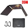 JINGYANGPV Pannello Solare Portatile Pieghevole da 35W 100W con 1 Porta USB e 1 Porta Type-C a Ricarica Rapida, Pannello Solare ETFE Pieghevole, per Uso Esterno, Caricabatterie per Telefono, Camper, Campeggio