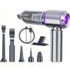 EAFC Aspirapolvere portatile per auto senza fili 30000Pa con motore brushless 4 in 1 per tastiera, casa, animali domestici e auto