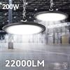 Arbrac Luci ad alta baia a LED UFO 100W 200W Super Bright AC100-265V IP65 Illuminazione industriale a LED impermeabile per garage Palestra Fabbrica Warehou