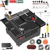100W Mini Sega Da Tavolo 5000RPM Piccola Lavorazione Del Legno Sega Da Banco Elettrica Fatta A Mano FAI DA TE Modello di Hobby Artigianato Macchina Da Taglio 16mm Lama strumento