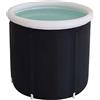 MAYZANEN Bagno di ghiaccio Vasca da bagno pieghevole portatile Addensare Grande secchio da bagno gonfiabile per adulti Terapia dell'acqua esterna Vasca da immersione fredda