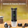 MicroData Caffettiera elettrica portatile a capsule Caffettiera 3 in 1 Caffettiera Espresso Pompa di riscaldamento senza fili Pressa Caffettiera da viaggio