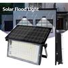 Arbrac Faro solare da esterno impermeabile a LED da 200W/150W/100W/50W/30W con telecomando, lampada da parete ad energia solare per patio, garage, cortile, strada