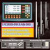 aoedro Set DRO LCD a 3 Assi ad Alta Precisione con Display Digitale e 3 Sensori Encoder Lineari da 0-1000mm 5um per Fresatura e Tornitura