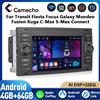 NONE Camecho 4 + 64G autoradio per Ford Focus 2 Mondeo S C Max Kuga Fiesta Fusion Carplay Android Auto GPS Stereo Multimedia Player