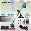 YOFIDRA 100-135 centimetri Tosaerba Elettrico 1500W Cordless Pieghevole Trimmer Potatura Taglio Giardino Strumento di Potere Per Makita Batteria Spille