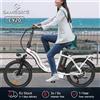 Samebike CY20 Bicicletta Elettrica Pieghevole per Adulti, E-bike da Città da 20 Pollici con Batteria Rimovibile da 36V 12Ah, 25km/h e Autonomia 40-60km