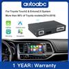 AUTOABC Carplay senza fili per TOYOTA Auris Yaris Avensis RAV4 PriusC-HR Corolla Camry 2014-2018 con Android Auto Mirror Link AirPlay
