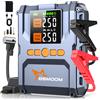NONE Avviatore di Emergenza Portatile per Auto con Compressore d'Aria, Booster Batteria 12V da 1500A con Power Bank e Torce LED, Adatto per TUTTI i Veicoli a Benzina o Diesel fino a 10L, con Cavo