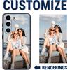 NONE Custodia personalizzata con foto fai-da-te per Samsung Galaxy A55 A54 A53 A52 Custodia A35 34 S25 S24 S23 S22 S21 S20 Ultra Plus FE TPU Cover morbida