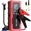 BIUBLE Avviatore di Emergenza 26800mAh con Compressore d'Aria 150PSI, Booster Portatile per Batteria Auto 7000/8000A (Per Tutti i Motori a Benzina/Diesel 16L)