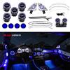 MAGIC COLORM Luci ambientali per auto per Mercedes-Benz W205 C GLC X253 2019 2020 2021 2022 64 colori RGB LED prese d'aria altoparlante piede luci decorative