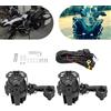 NONE 1 paio di fari aggiuntivi per fendinebbia per moto, 2 faretti LED universali 6000K 40W per BMW R1200GS F800GS F700GS F650FS
