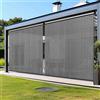 NONE Tenda a Rullo da Esterno, Tenda a Rullo Senza Cavo con Protezione UV al 90%, Tende Avvolgibili, Senza Valenza (240cm L x 240/180cm A)