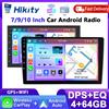 Hikity 2 Din 7/9/10.1 "Radio per auto Carplay/Slettore touch screen automatico Collegamento a specchio con schermo diviso WIFI/DSP/BT/GPS/FM/RDS Sistema per auto