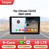 Hizpo Multimediale da 9 pollici Per Citroen C2 C3 2001 2002 2003 - 2010 Android Auto Autoradio Lettore di Navigazione GPS Carplay QLED Schermo