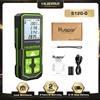 Huepar S120-G Misuratore di distanza laser verde digitale 120M Misuratore di nastro laser Telemetro con strumenti di misurazione del sensore angolare LCD