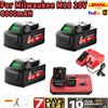 Bonadget 8000mAh Per Milwaukee M18 Batteria 18V Batteria Ricaricabile Per Milwaukee M18B5 XC batteria Li-Ion 48-11-1815 48-11-1850 2604-22