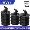 JAYO Filamenti per stampante 3D JAYO 10 rotoli Nero PETG/PLA/HS-PLA/HSPMETG/PLA PLUS/ASA Senza bolle Liscio Adatto 1,75 mm per la stampa 3D