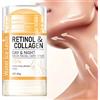 Water Ice Levin Stick crema viso e collo giorno e notte con retinolo e collagene da 45g, idratante e nutriente, non grasso, facile da applicare, facile da assorbire, delicato e non irritante, assorbimento profondo!