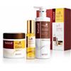KARSEELL - Set per la cura dei capelli 1 maschera per capelli 500 ml. + 1 Olio di Argan 50ml. + 1 Shampoo Idratante 500ml. Collagene, Olio di Argan, Essenza di Maca: Riparazione Capelli Secchi e