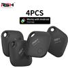 RSH 4PCS Localizzatore di sicurezza Android Smart Tag anti-perdita tramite Google's Find Hub Localizzatore di navigazione per Xiaomi Samsung Pixel Vivo