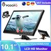 Podofo 10.1 "LCD 1024*600HD Monitor per auto Mini TV Monitor LCD Schermo digitale con HDMI/VGA/AV/USB/SD/TV/Riplettore DVD per il monitoraggio