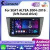 Camecho 6 + 128G 8Core Wireless CarPlay Andorid Auto Car Radio per SEAT ALTEA 2004-2016 (LHD) GPS Stereo 4G WiFi Lettore multimediale