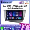 Camecho 6 + 128G Autoradio Per SEAT LEON 2005-2012(LHD) Wireless CarPlay Android Auto Car Sistemi Intelligenti 2 Din Autoradio GPS