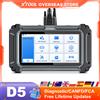 XTOOL D5 OBD2 Strumento diagnostico per auto VIN automatico Scanner automobilistico Reset olio Codice iniettore FCA/CANFD integrato Aggiornamento gratuito a vita