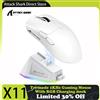 Attack Shark Mouse da gioco trimodale Attack Shark X11 con dock di ricarica magnetico, sensore PixArt PAW3311, 22K DPI, BT/2,4 Ghz/cablato, per PC/MAC