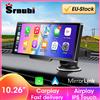 srnubi Schermo Carplay da 10,26" per auto, CarPlay wireless e Android Auto Lettore video multimediale per autoradio universale, lettore per auto BT AUX FM