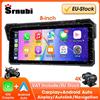 Srnubi 8 "Carplay Moto Navigazione GPS IP67 Impermeabile 4K Moto DVR Wireless Carplay Android Auto Moto Registratore Monitor